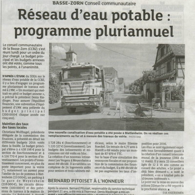 Articles de presse Bischheim 4