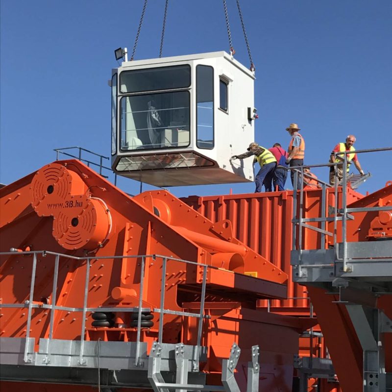 Montage drague flottante à Brumath Illkirch-Graffenstaden 5