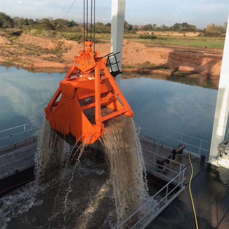 Montage drague flottante à Brumath Erstein 14