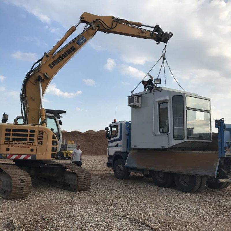 Montage drague flottante à Brumath Bischheim 4